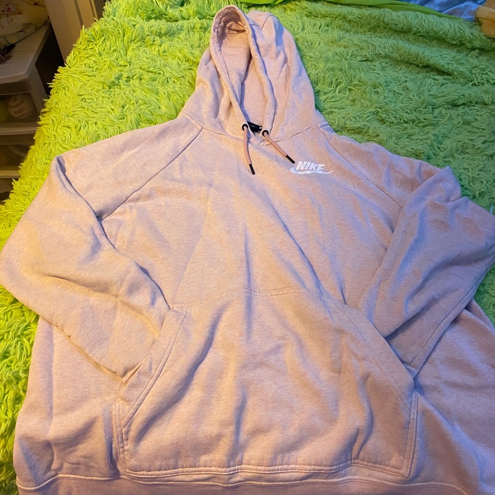 Cute Woman’s Pink 2X Nike hoodie